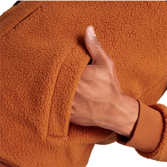 PUMA • Warm Chestnut Power Winterized F2 Logo Full-Zip Hoodie Sweatshirt Jacket - Picture 9 of 9